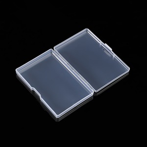 Rectangular Transparent Plastic Business Card Holder Storage Box For Business Shopping And Fishing Gear - Product Image 2