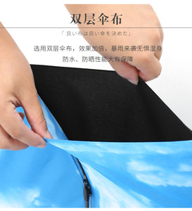 Capsule Personnaliser Ombre Parapluie Promotionnel Pli Étanche Parapluie Protection Uv Parapluie Léger Avec Personnaliser - Product Image 5