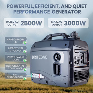 Générateur d'essence portable monocylindre insonorisé YHS 4kW 5KW 6.5kW 220v 50hz léger à refroidissement par air avec onduleur - Product Image 3