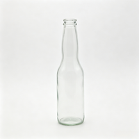 Bouteille en verre transparent Sishang 275 ml avec bouchon couronne, recyclable, pour boissons artisanales, sodas, eaux toniques, emballage de boissons premium