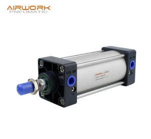 Silinder <span class=keywords><strong>Piston</strong></span> Teleskopik Hidro Pneumatik Hidrolik Dorong Tarik Aksi Ganda Berkualitas Tinggi Tipe MBB SMC - Product Image 6