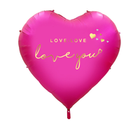2025 nouveaux super gros ballons en feuille de coeur 63 pouces ballons géants pour la décoration de fête de mariage d'anniversaire