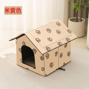 BunnyHi MW006 Animal sauvage tente lit anti-dérapant chaton grotte chats errants abri lit résistant aux intempéries extérieur chien maison chat Cage pour chiens - Product Image 5