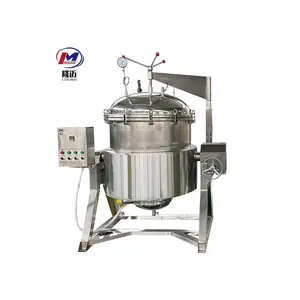 Big Capacity Industrial 300 Liters Pressure Cooking Pot With Good Quality