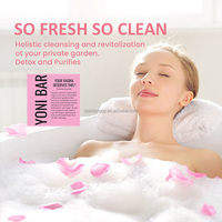 Barres de savon Yoni Bath Rose faites à la main 100g lavage féminin Ph équilibré pour les femmes savon blanchissant et éliminant les odeurs à base de plantes