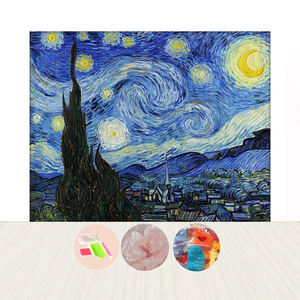 Arte de Pared, Kit de Pintura de Diamantes 5D DIY con Diseño de la Noche Estrellada de Van Gogh, Venta al por Mayor. - Product Image 2