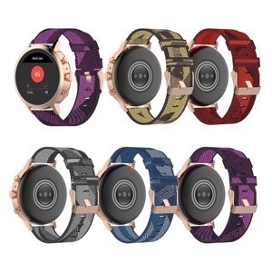 Correa de nailon trenzada de 18mm para reloj inteligente <span class=keywords><strong>Garmin</strong></span> <span class=keywords><strong>Vivomove</strong></span> 3S/Vivoactive 4S, accesorios para reloj inteligente Mi - Product Image 1