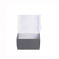 Boîte d'emballage de produits en papier kraft noir recyclable de haute qualité, imprimée sur mesure, pour les produits cadeaux faits à la main