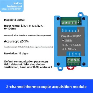 K-loại cặp nhiệt điện mua lại mô-đun PT100 cảm biến nhiệt độ RS485 chuyển đổi modbus rtu dữ liệu cho truyền thông mạng - Product Image 5