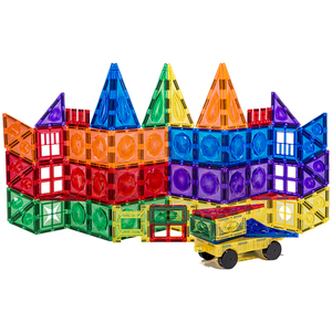 Consegna Rapida, Piastrelle Magnetiche per Bambini, Giocattoli Magnetici Colorati <span class=keywords><strong>Arcobaleno</strong></span>, Blocchi da Costruzione Magnetici - Product Image 2