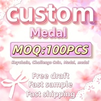 Médaille de récompense sportive personnalisée en métal 3D antique avec logo, pour le karaté, le taekwondo, le cyclisme, la boxe, le marathon, médaille d'or