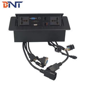 Ausklappbare Desktop-Steckdose/ Versteckte Elektrosteckdosenbox für Möbel/ Bürotisch-Steckdosenbox - Product Image 2