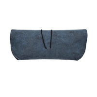 Boîte de lunettes de soleil bleue étui personnalisé lunettes de soleil en cuir souple Pu emballage sac de lunettes de soleil