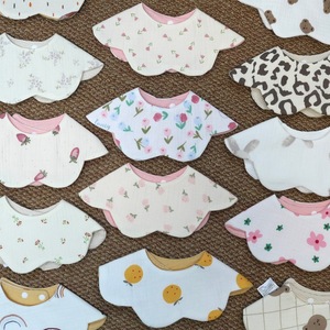 Bavoir pour bébé 360 en coton imperméable, bavoir pour enfants pour manger, poche, serviette à salive coréenne pour bébé - Product Image 1