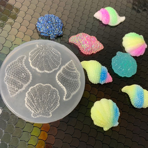 Ocean Themed Silicone Cake Mold Seashell Starfish Marine Shapes Reusable For Cake Decoration - Product Image 1