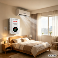 Régulateur de tension automatique mural 220v pour climatiseur Stabilisateur de tension 500VA-2000VA Monophasé Type relais AVR