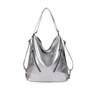 Women's PU Leather Multi-Functional Tote <b>Bag</b> New Fashionable Waterproof Shoulder <b>Bag</b> Zipper Closure Polyester Lining Soft - Product Image 5