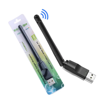 Dongle USB Wifi para Receptor de TV Satelital, Mini Tarjetas de Red de 150mbps