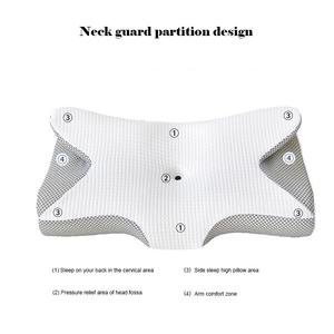 Bantal kontur mewah busa memori bantal leher serviks bantal tidur ortopedi untuk sandaran dalam bantal tempat tidur ergonomis - Product Image 3