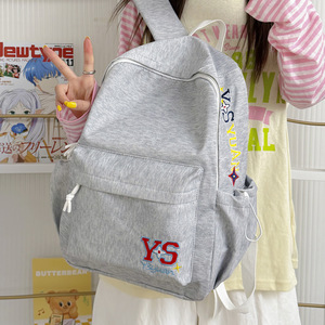 Cross-border new american retro letter embroidery <b>backpack</b> 2026 new arrival - Product Image 3