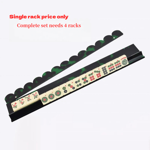 Supporti Magnetici in Acrilico Trasparente per Tessere Mahjong Stile Americano con Fessura Laterale per Giochi da Tavolo, Logo Personalizzabile - Product Image 5