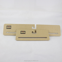 Custom Hotel Shop Eco-friendly Beach Towel Cardboard Kraft Paper Scarf Hanger With logo