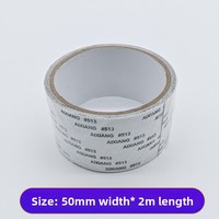 Patchs de réparation pour moustiquaire, adhésifs acryliques double face haute adhérence, imperméables, anti-moustiques, autocollants avec trous de drainage, couleur argent