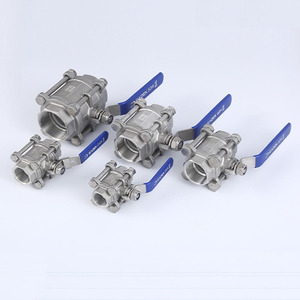 บอลวาล์วสแตนเลส 3 ชิ้น ขนาด 1/2 นิ้ว แบบเกลียว สำหรับควบคุมท่อน้ำ - Product Image 3