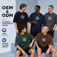 T-shirt en coton pour homme, coupe ample et oversize, grande taille, couleur unie, manches courtes, respirant, décontracté, personnalisable, pour l'été, vente en gros