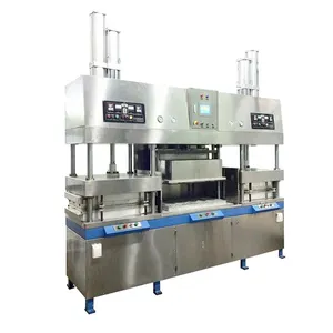 Automatische Productielijn Voor Pulp Molding Biologisch Afbreekbare Papierpulp Tarwe Stro Pulp Tafelgerei Molding Machine Prijs