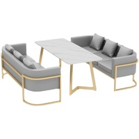 Ensemble de meubles de restaurant modernes en métal Yinma - Chaises et tables pour hôtel et école