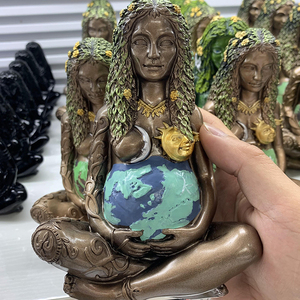 Estatua de Gaia Millennial Barata al por Mayor, Figura de Poliresina, Estatua de Arte para la Diosa <span class=keywords><strong>Madre</strong></span> Tierra, Estatua de la <span class=keywords><strong>Madre</strong></span> de la Tierra - Product Image 4