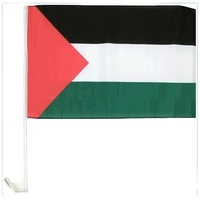 Drapeau de fenêtre de voiture du Maroc pas cher 30x45cm en polyester pour les supporters de football