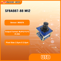 Module de caméra USB3.0 haute vitesse avec objectif M12, 4K 60FPS, capteur CMOS couleur IMX678 8MP NIR pour moissonneuse-batteuse automatique