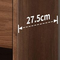 Meuble à chaussures en bois massif intégrant un rangement pour entrée, un couloir extérieur et une structure de support pour étagère à chaussures d'ascenseur