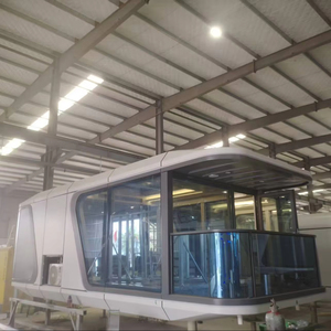 Casa Móvil Prefabricada Grande Caravana de Acero Agua Salada Resistente A LA Corrosión Ocean Pod para Camping RV Camper Remolque de Viaje para Cocina - Product Image 4