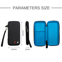 Vente en gros EVA Hard Shell Bag Noir Antichoc EVA Video Game Player Case Travel Portable EVA Switch Case