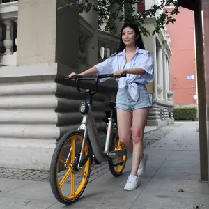 ยอดนิยม24 "Sharing Ebike ไฟฟ้า City Bike ไฟฟ้าช้อปปิ้งออนไลน์36V 250W แบตเตอรี่ลิเธียมไฟฟ้าจักรยาน