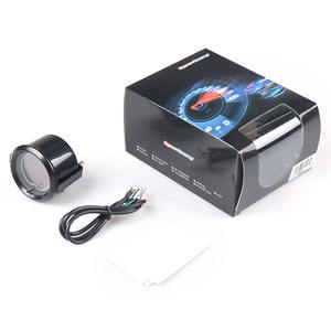 Voltímetro Digital EVO de 52 mm para Modificación de Automóviles, Pantalla LED Verde, 7 Opciones de Retroiluminación, Mide 8-18 V, Temperatura, Fuente de Alimentación de CA - Product Image 5