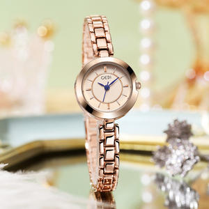 นาฬิกาควอตซ์ผู้หญิงหรูหราขนาดเล็ก ดีไซน์มินิมอล กันน้ำ ผลิตจากโลหะผสม รับผลิตตามแบบ - Product Image 5