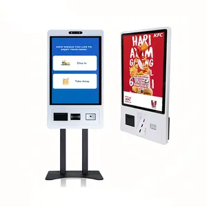 TouchWo dijital kiosk imalatı dokunmatik ekran kendini kontrol kiosk otel gıda sipariş makinesi kendini sipariş kiosk restoran
