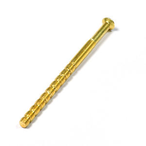 Kit pour <span class=keywords><strong>Stratocaster</strong></span> Laiton Acier Inoxydable Vis Machine Ovale Tête Fendue Tête Plate DIN963 Vis Dorées Système Métrique - Product Image 4