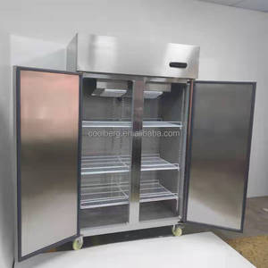 Congelador y Refrigerador Comercial de Acero Inoxidable para Exhibición en Cocina, Modelo ST-4FC, Vertical - Product Image 4