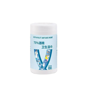 Lingettes désinfectantes à l'alcool Haier Innovate (paquet en seau, lingettes à 75 % d'alcool, 100 lingettes, deux types sélectionnés au hasard) - Product Image 1