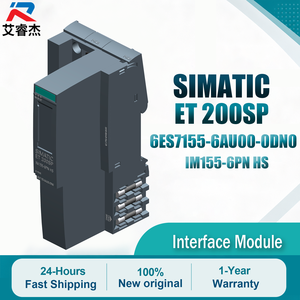 โมดูลอินเทอร์เฟซ PROFINET มัด6ES7155-6AU00-0DN0 200SP ชุดโมดูลอินเทอร์เฟซ IM155-6PN โมดูล I/o ความเร็วสูง6es7155-6au00-0dn0 - Product Image 1