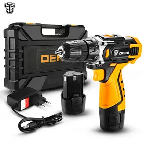 DEKO DKCD12FU-S3 12V Banger Mini Wireless Power Driver Khoan Screwdriver Nhà DIY DC Li-Ion Pin Cordless Khoan Kit