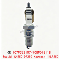 Bougie d'allumage Iridium NGK DR8EIX 6681 compatible avec Honda CM250, Yamaha FZR600, Suzuki SP125, Kawasaki GPZ750, pièces de moteur de moto