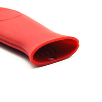 Soporte de silicona para sartenes y sartenes de hierro fundido, funda de mango suave resistente al calor, libre de BPA, duradero