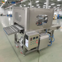 Machine automatique commerciale de glaçage au chocolat pour beignets, pâtisseries et biscuits