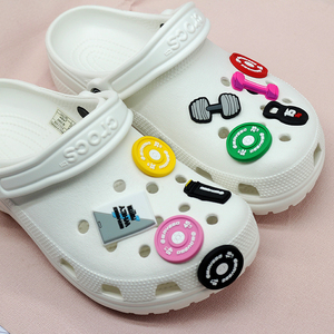 Breloques personnalisées en PVC pour chaussures de fitness, ornements en caoutchouc pour sabots, accessoires de décoration pour chaussures - Product Image 3